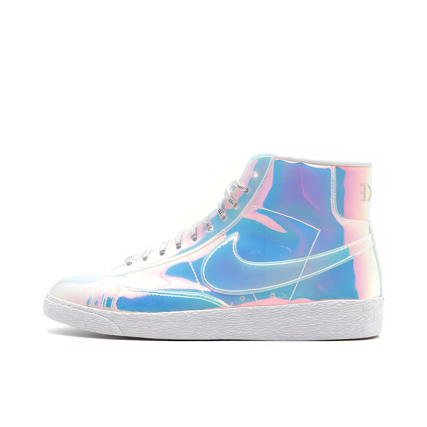 推荐商品：Nike Blazer 板鞋 经典复古防滑舒适百搭 Iridescent 镭射