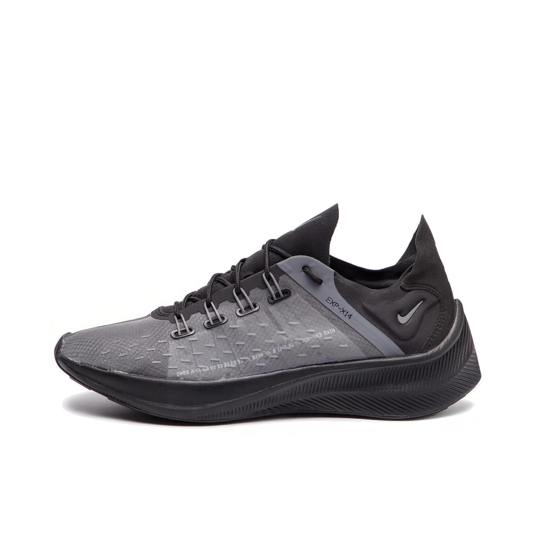 推荐商品：Nike EXP-X14 飞线 跑鞋 减震回弹防滑耐磨复古马拉松泡棉 Black 黑灰