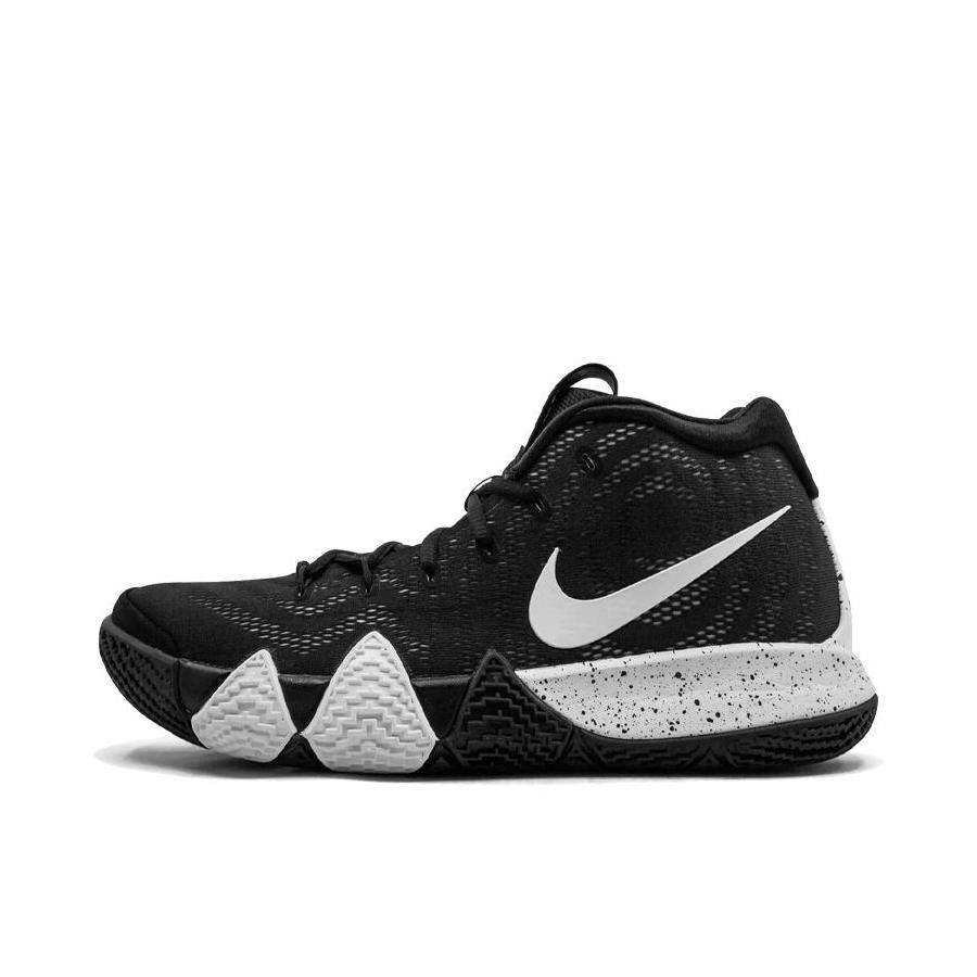 推荐商品：Nike Kyrie 4 欧文4 zoom 缓震防滑 实战耐磨 圆头 运动 织物 篮球鞋 Black White 奥利奥