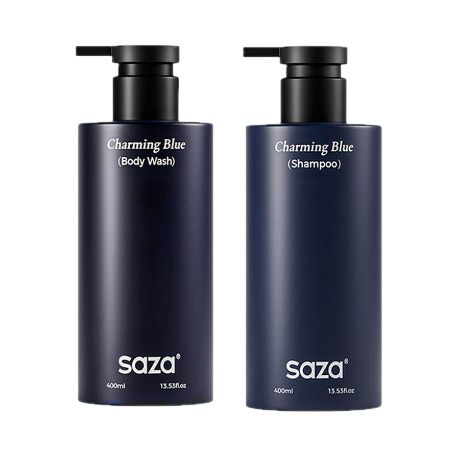 推荐商品：【男士专用】SAZA 香氛洗发水沐浴露洗护套装 控油去屑止痒蓬松去油