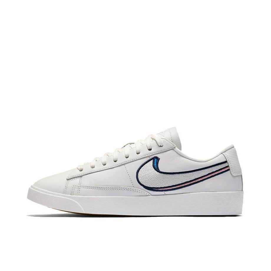 推荐商品：Nike Blazer 板鞋 经典复古防滑舒适百搭 LX Summit White 3D 白蓝3D勾Low