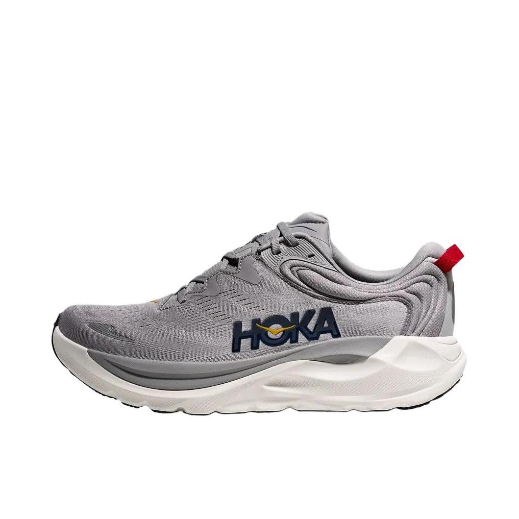 推荐商品：HOKA ONE ONE GAVIOTA 6 迦维塔 跑鞋 公路缓震回弹稳定贴合 2E宽/灰色