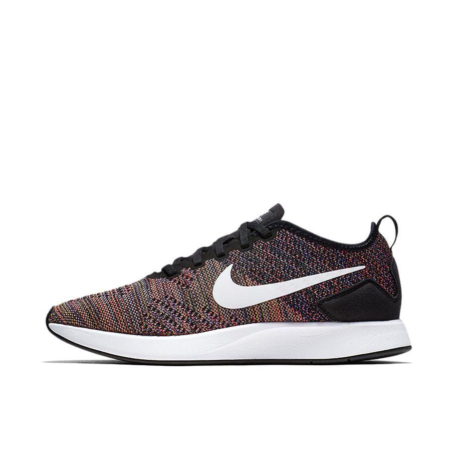 推荐商品：Nike Dualtone Racer II 跑鞋 防滑耐磨轻便透气舒适低帮织物简约马拉松 Black Pink White 粉彩虹