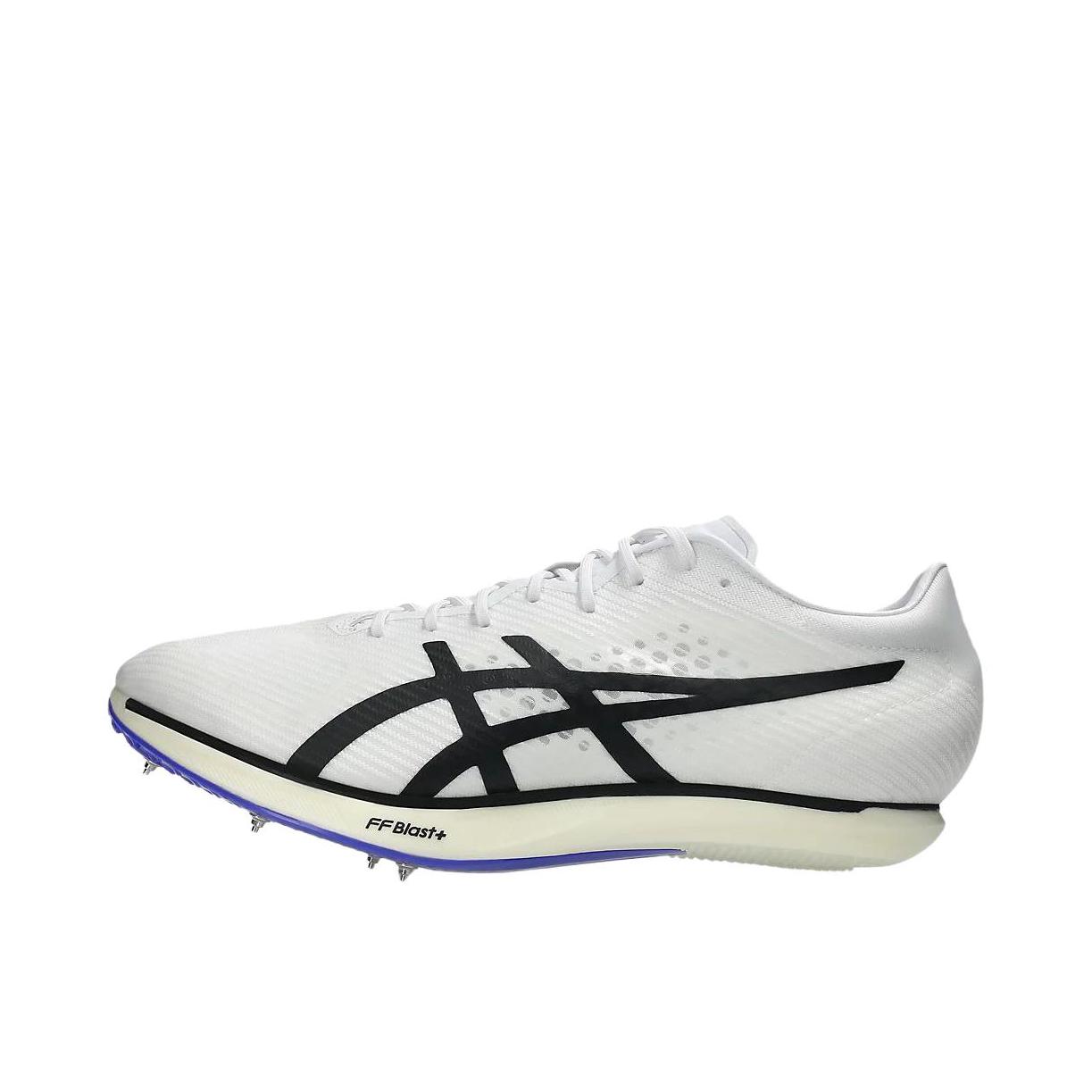 推荐商品：【刘德助同款】Asics/亚瑟士 MD 3 舒适百搭 防滑耐磨 减震透气 支撑 钉鞋 跑鞋 奶白色