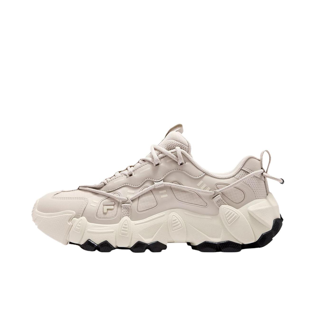 推荐商品：FILA/斐乐 FUSION EXOCET 老爹鞋 防滑透气橡胶 浅灰色