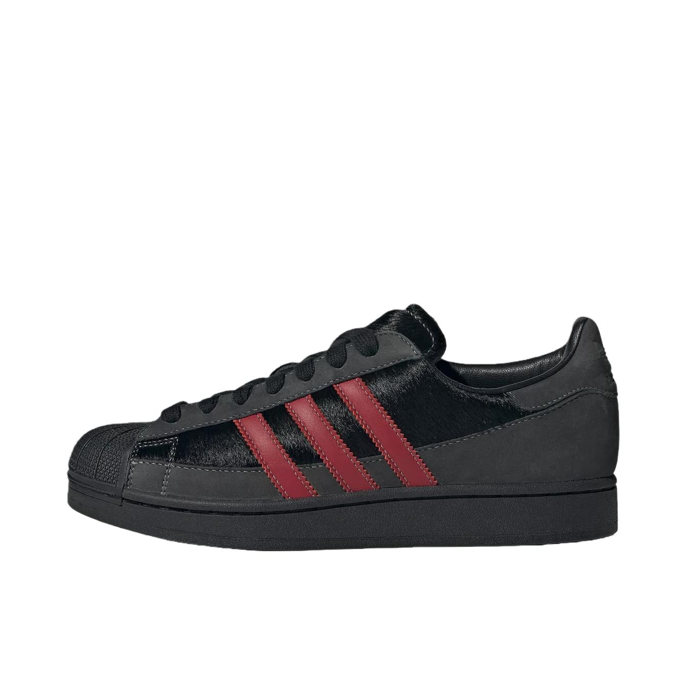 推荐商品：adidas Originals Superstar 2 MG GTX 板鞋 贝壳头防水透气耐磨圆头 黑色/胜利红/碳黑色