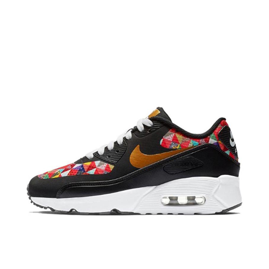 推荐商品：Nike Air Max 90 跑鞋 气垫合成革缓震透气复古增高圆头贴合拼接 CNY(2019) 新年(2019)