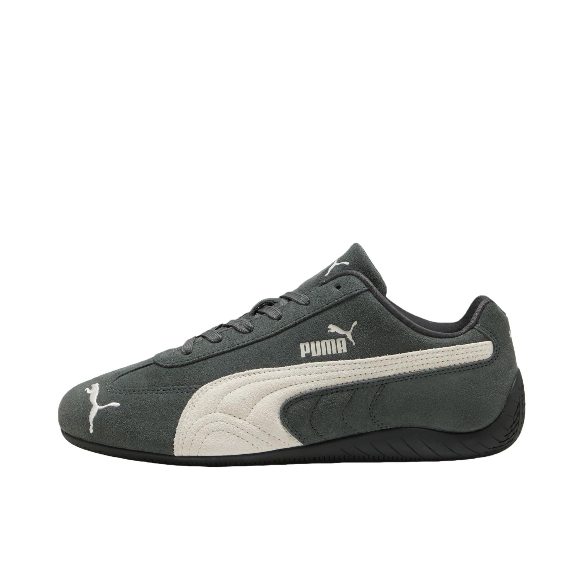 推荐商品：Puma/彪马 Speedcat OG 赛车鞋 德训鞋 训练鞋 T头薄底复古防滑耐磨贴合赛车风流光风 墨绿色/奶白色