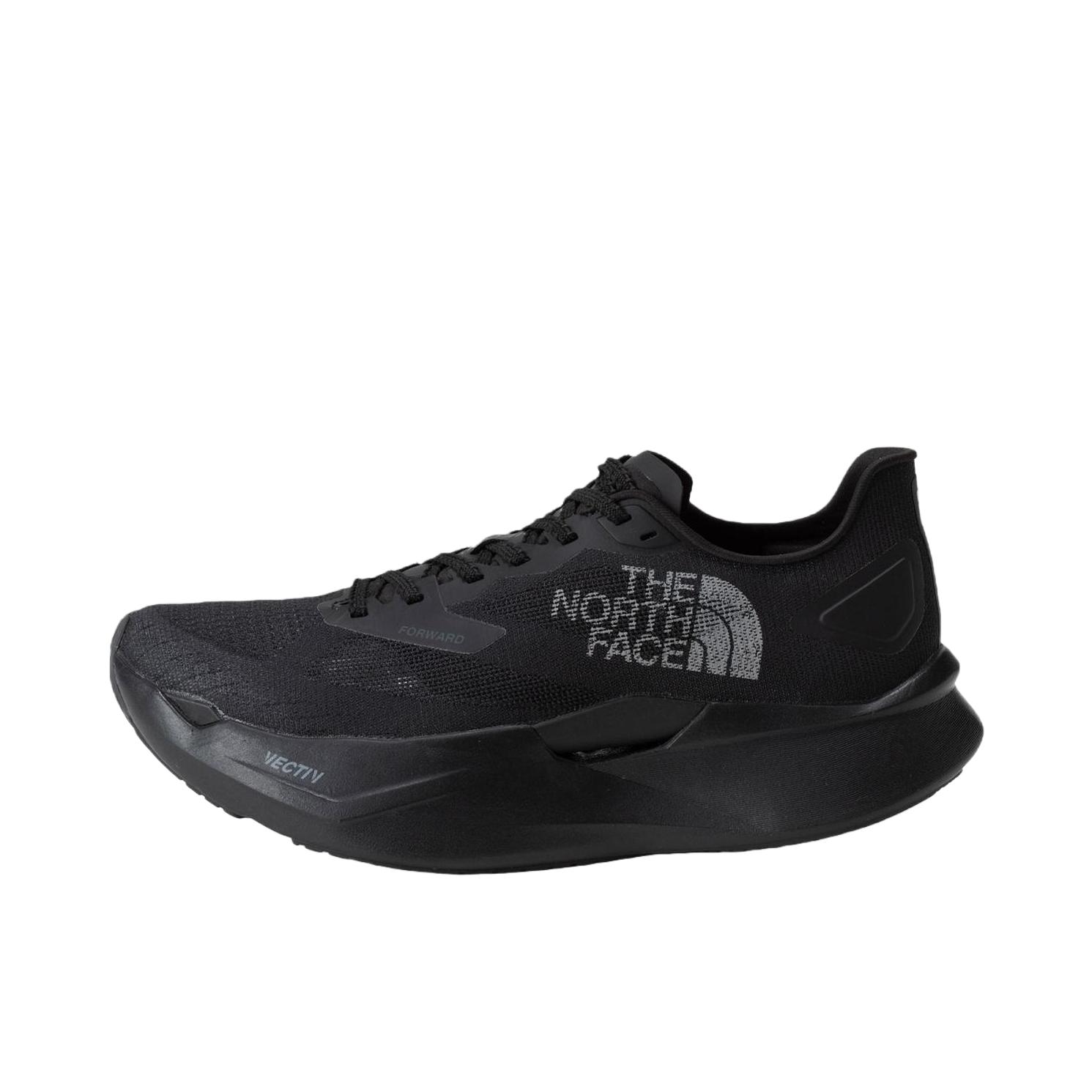 推荐商品：TheNorthFace/北面 vective forward 跑鞋 舒适透气回弹厚底 黑色