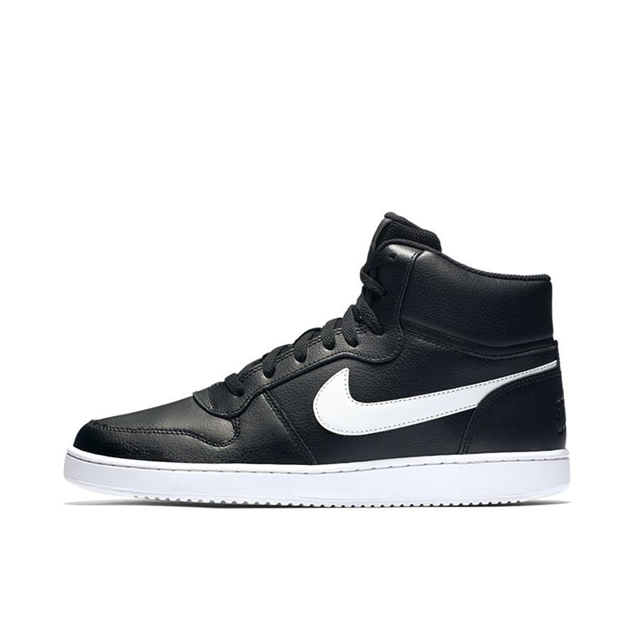 推荐商品：Nike Ebernon 板鞋 防滑轻便舒适百搭休闲复古耐磨滑 Black/White 男款/黑色