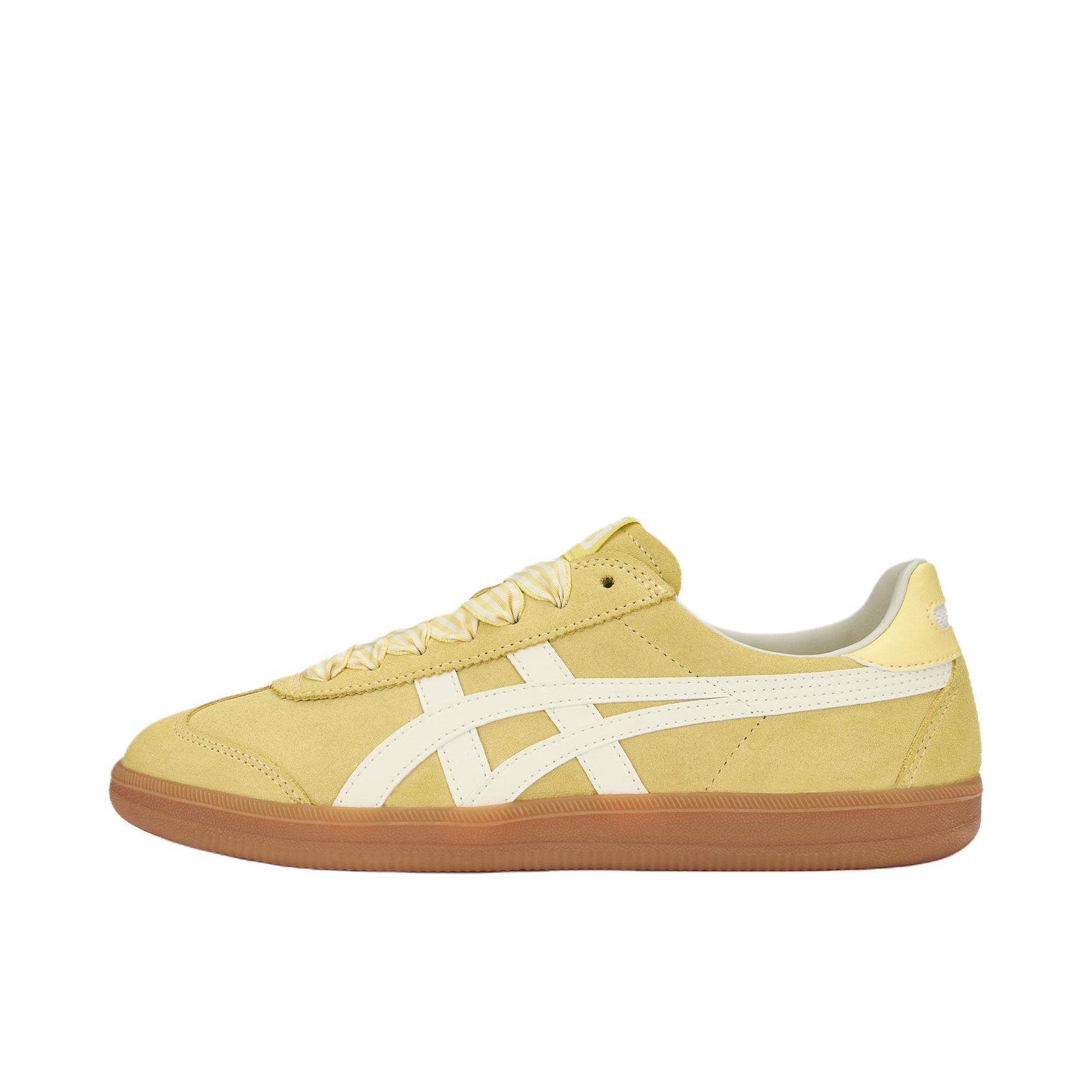 推荐商品：Onitsuka Tiger Tokuten 德训鞋 板鞋 防滑耐磨舒适减震织物复古百搭一脚蹬 黄色/棕色