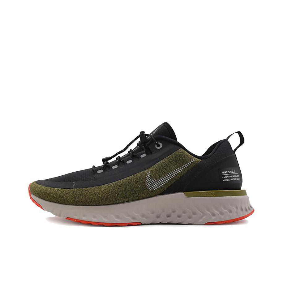 推荐商品：Nike Odyssey React Shield 跑鞋 防滑耐磨舒适透气缓震轻便低帮百搭泡棉 Olive Flak/Refelective 橄榄绿