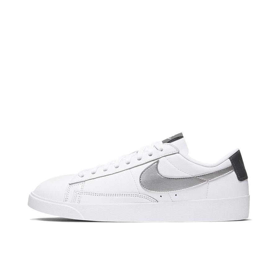 推荐商品：【520礼物】Nike Blazer 板鞋 经典复古防滑舒适百搭 White/Black/Silver 白黑银Low