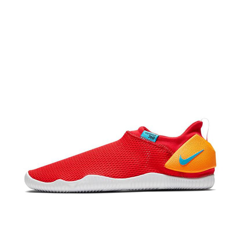 推荐商品：Nike Aqua Sock 360 运动休闲鞋 透气简约潮流防滑耐磨 Red/White 大童/红色