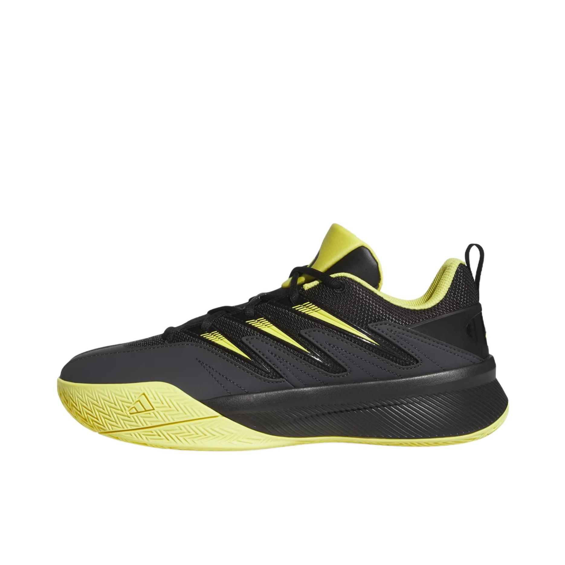 推荐商品：adidas Dame Certified 3 篮球鞋 防滑厚底耐用回弹 黑色/黄色