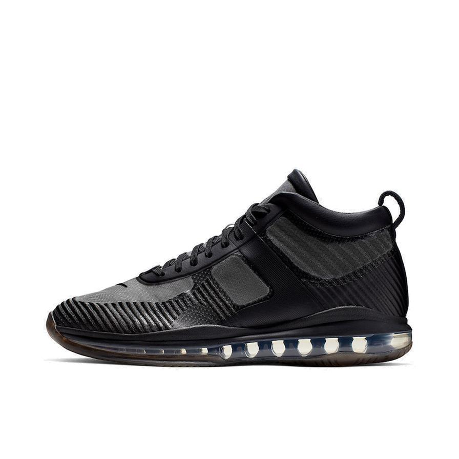 推荐商品：Nike LeBron Icon 全掌气垫 缓震防滑耐磨 实战 圆头 织物 篮球鞋 Triple Black 黑色