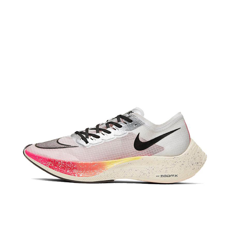 推荐商品：Nike ZoomX VaporFly NEXT% 1 跑鞋 防滑耐磨舒适轻便减震透气碳板气垫马拉松运动休闲织物 Be True 彩虹
