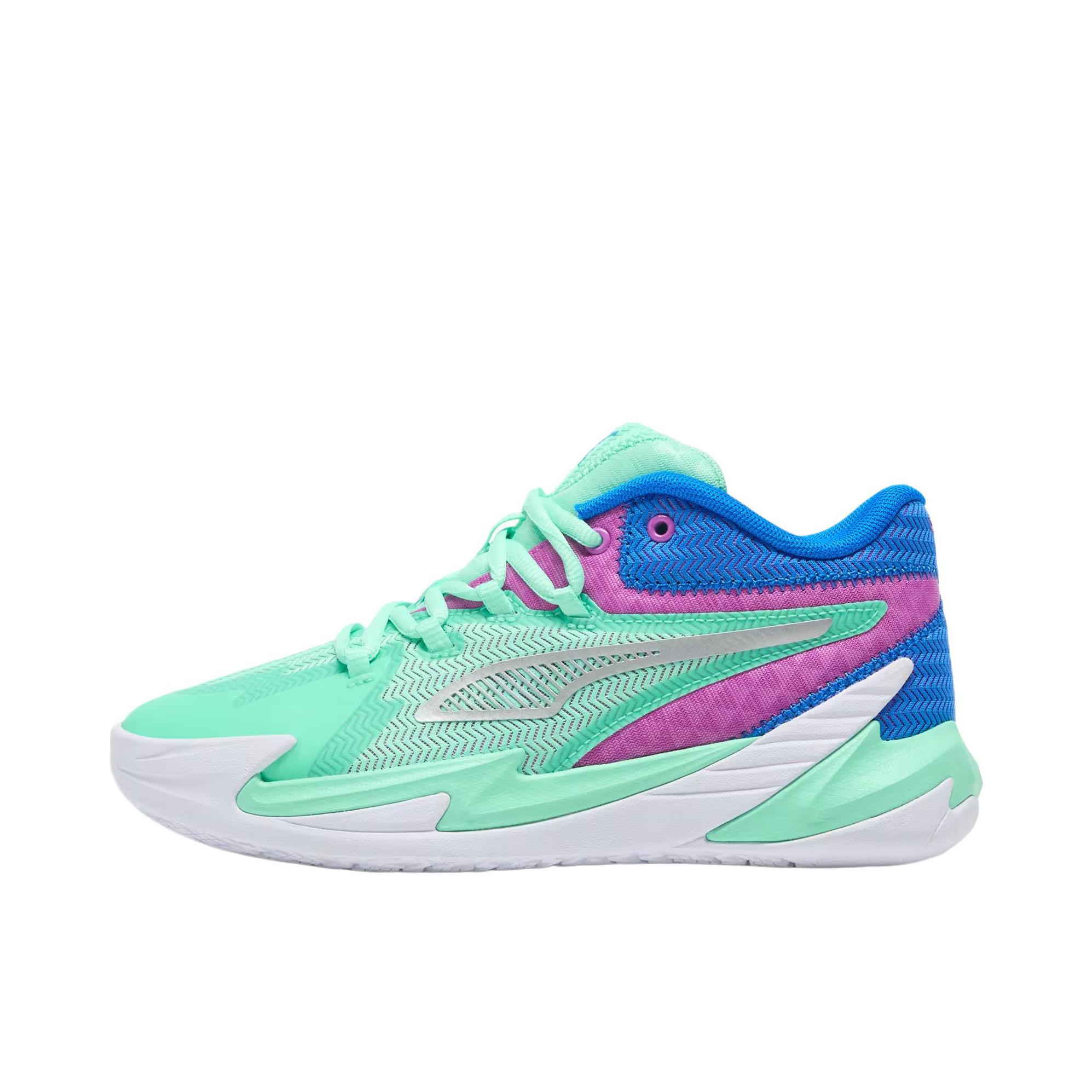 推荐商品：Puma/彪马 Dagger 防滑耐磨 舒适缓震 低帮 支撑 篮球鞋 大童/绿色