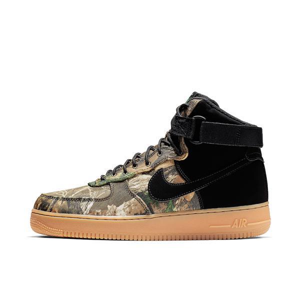 推荐商品：Nike Air Force 1 空军一号 板鞋 轻便舒适百搭耐磨防滑复古 High Realtree Camo 黑棕迷彩