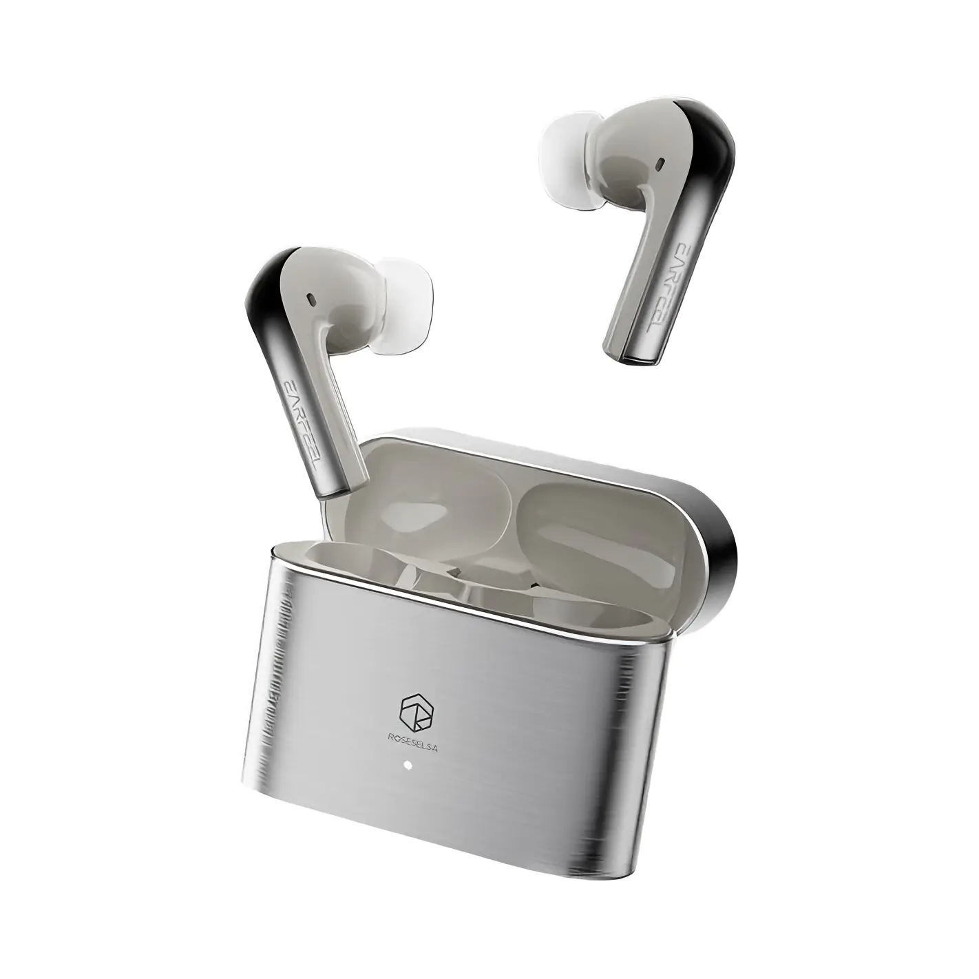 弱水时砂 蓝牙耳机 Earfeel i7 入耳式 蓝牙耳机 深海降噪2.0 灵动佩戴 霜白