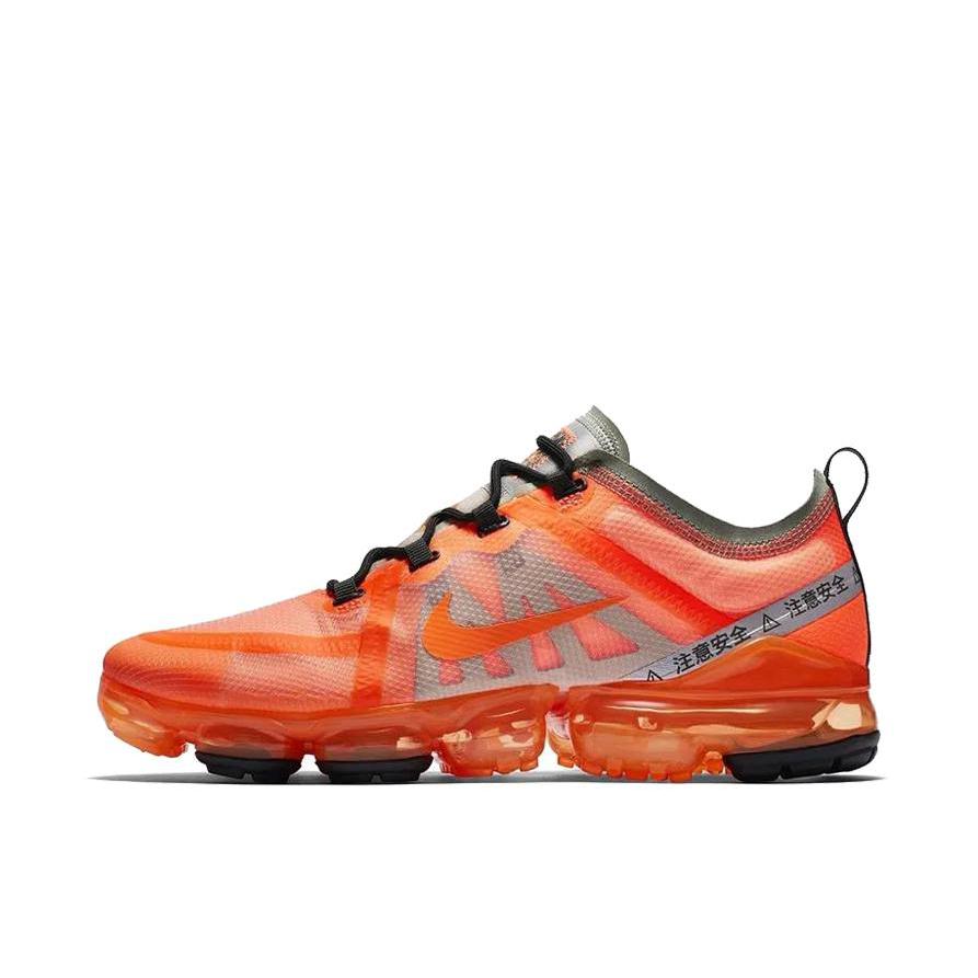 推荐商品：Nike Air VaporMax 2019 跑鞋 全掌气垫减震回弹防滑耐磨织物网布支撑运动 Orange 荷兰橙