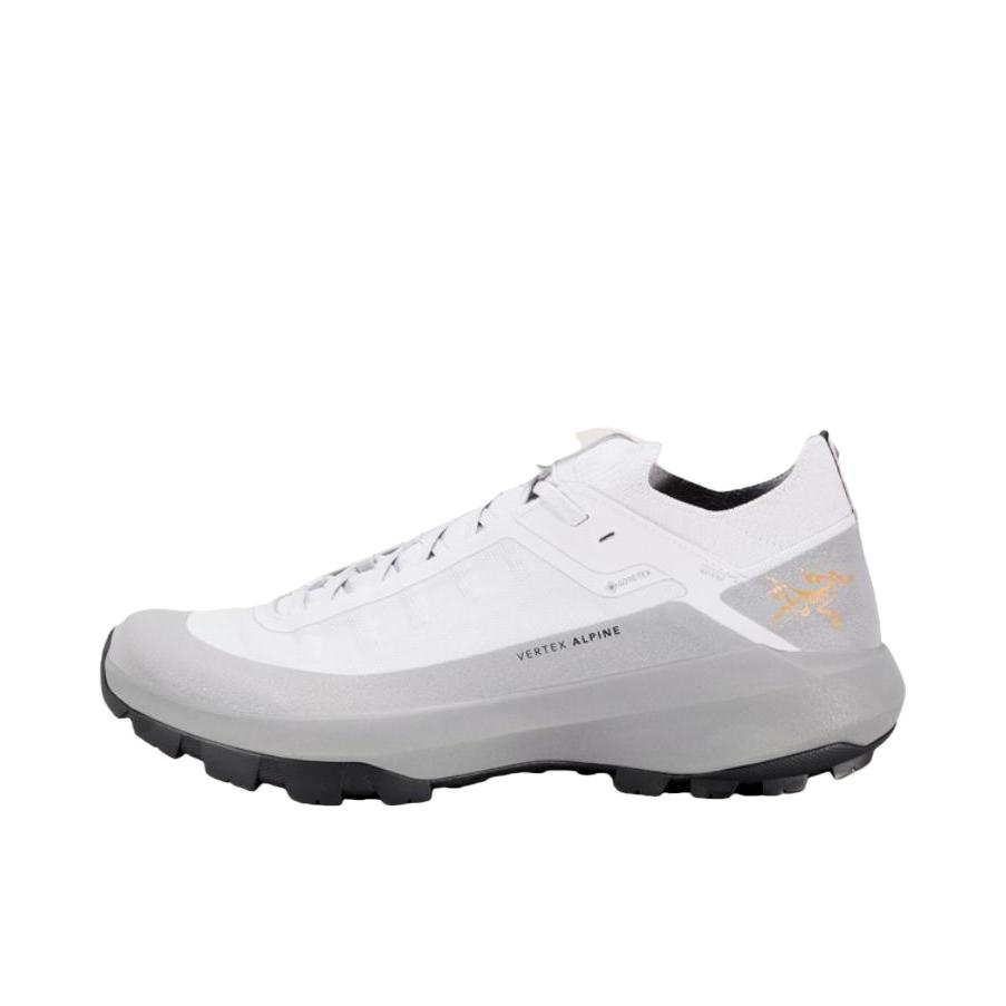 推荐商品：Arc'teryx/始祖鸟  Vertex Alpine GTX  防水耐磨 圆头 越野徒步  登山鞋 户外鞋 白色/灰色