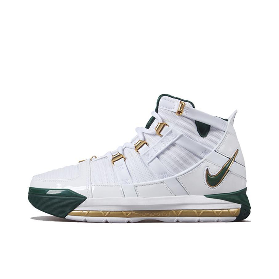 推荐商品：Nike Zoom LeBron 3 詹姆斯 理发店 缓震耐磨 透气舒适 轻便 实战复古 篮球鞋 SVSM Away 高中客场(2019)