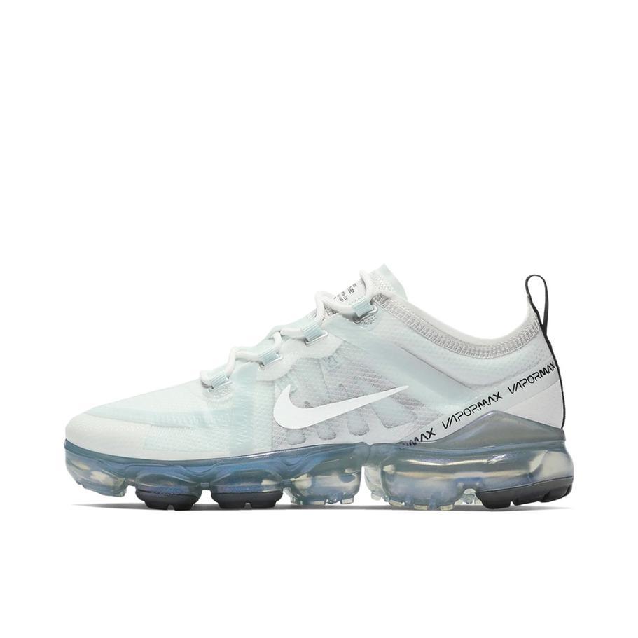 推荐商品：Nike Air VaporMax 2019 跑鞋 全掌气垫减震回弹防滑耐磨织物网布支撑运动 Ghost Aqua 白蓝