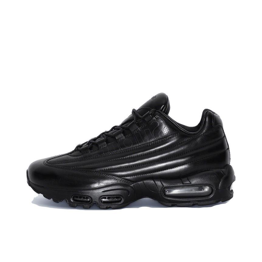 推荐商品：Nike Air Max 95 跑鞋 潮流时尚复古百搭防滑耐磨舒适透气防水气垫织物支撑低帮缓震贴合耐用圆头 Black Supreme联名/黑皮革