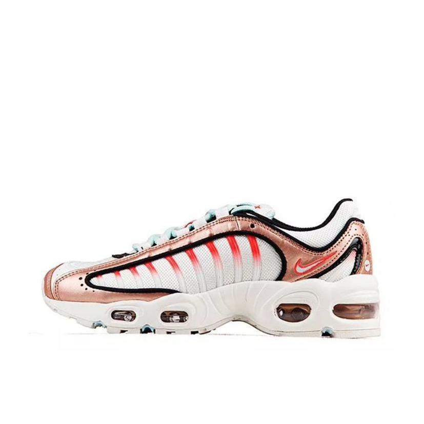 推荐商品：Nike Air Max Tailwind 4 跑鞋 防滑耐磨轻便透气舒适减震复古潮流织物支撑合成革回弹拼接 Metallic Bronze 玫瑰金