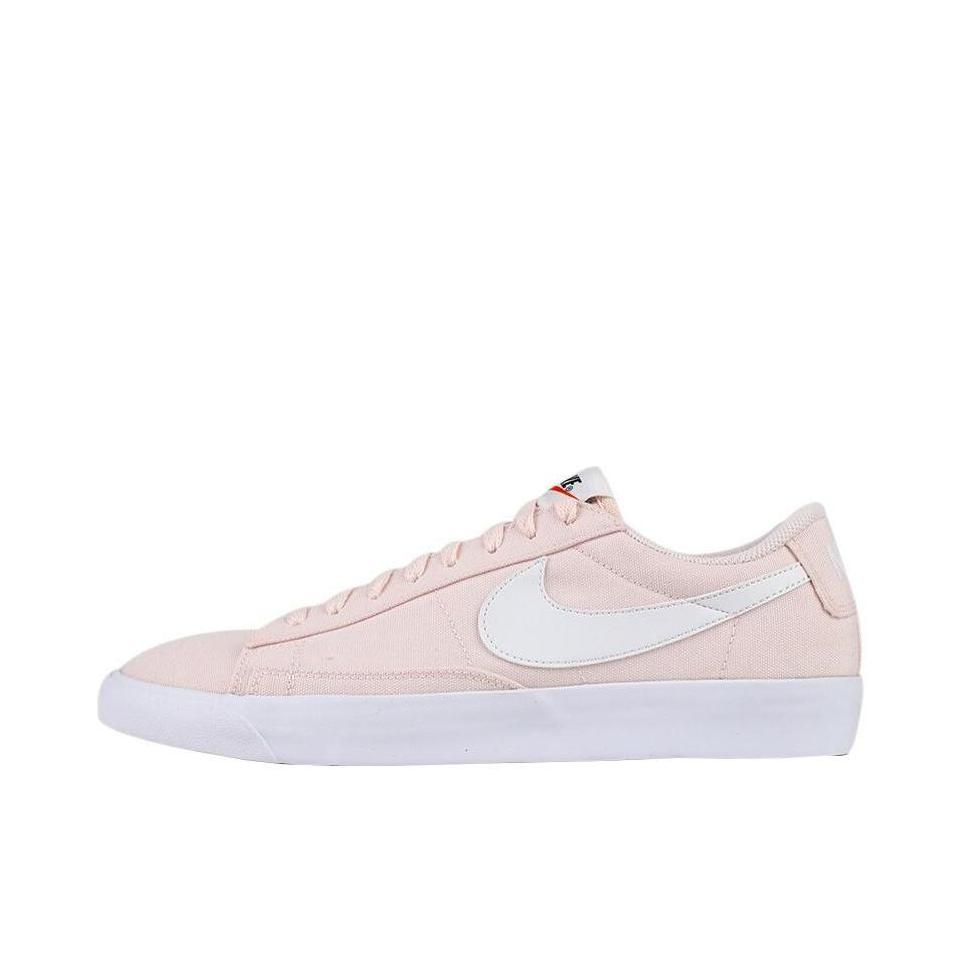 推荐商品：Nike Blazer 板鞋 经典复古防滑舒适百搭 LightPink/White
 浅粉白Low