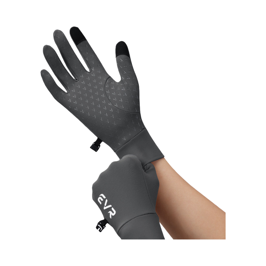 推荐商品：EVR 可触屏 长指 防滑 保暖加绒 抗风 自行车手套