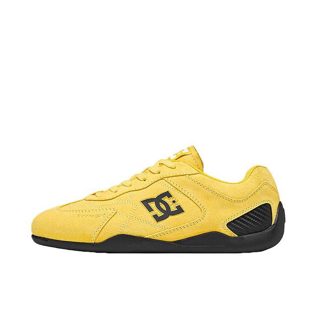 推荐商品：DC Shoes Veloce 运动休闲鞋 真皮美式系带 黄闪