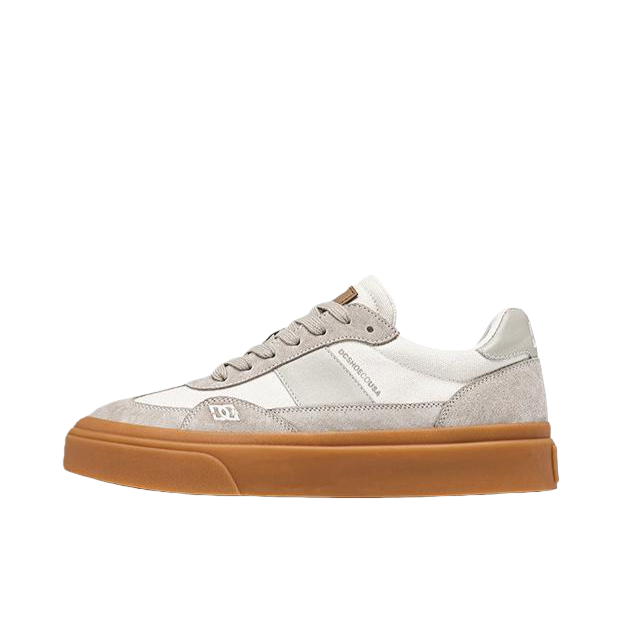 推荐商品：DC Shoes Seattle 板鞋 简约圆头厚底耐磨 米色/灰色