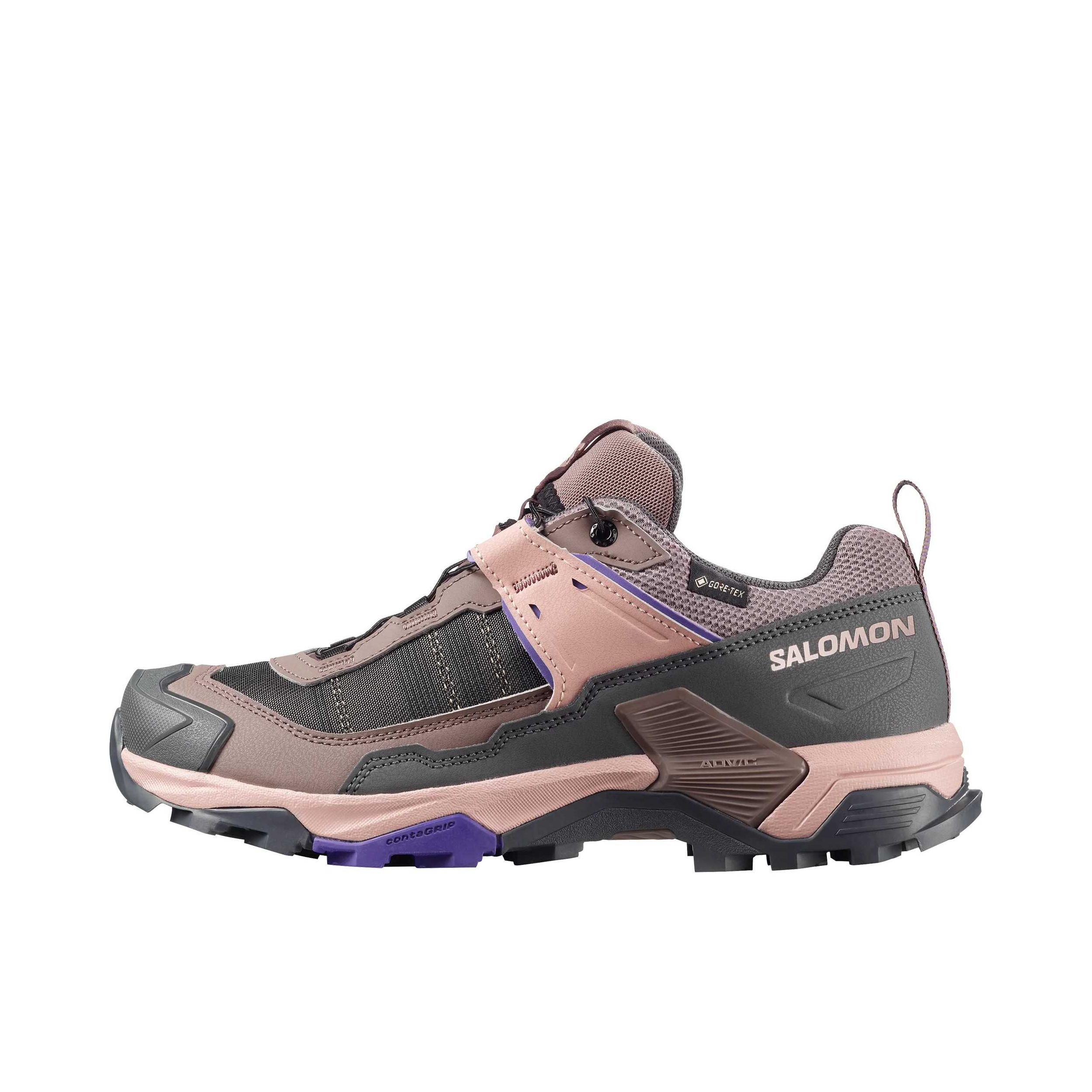 推荐商品：Salomon/萨洛蒙 X ULTRA 5 徒步鞋 户外鞋 简约圆头厚底耐磨 铁色/灰色 