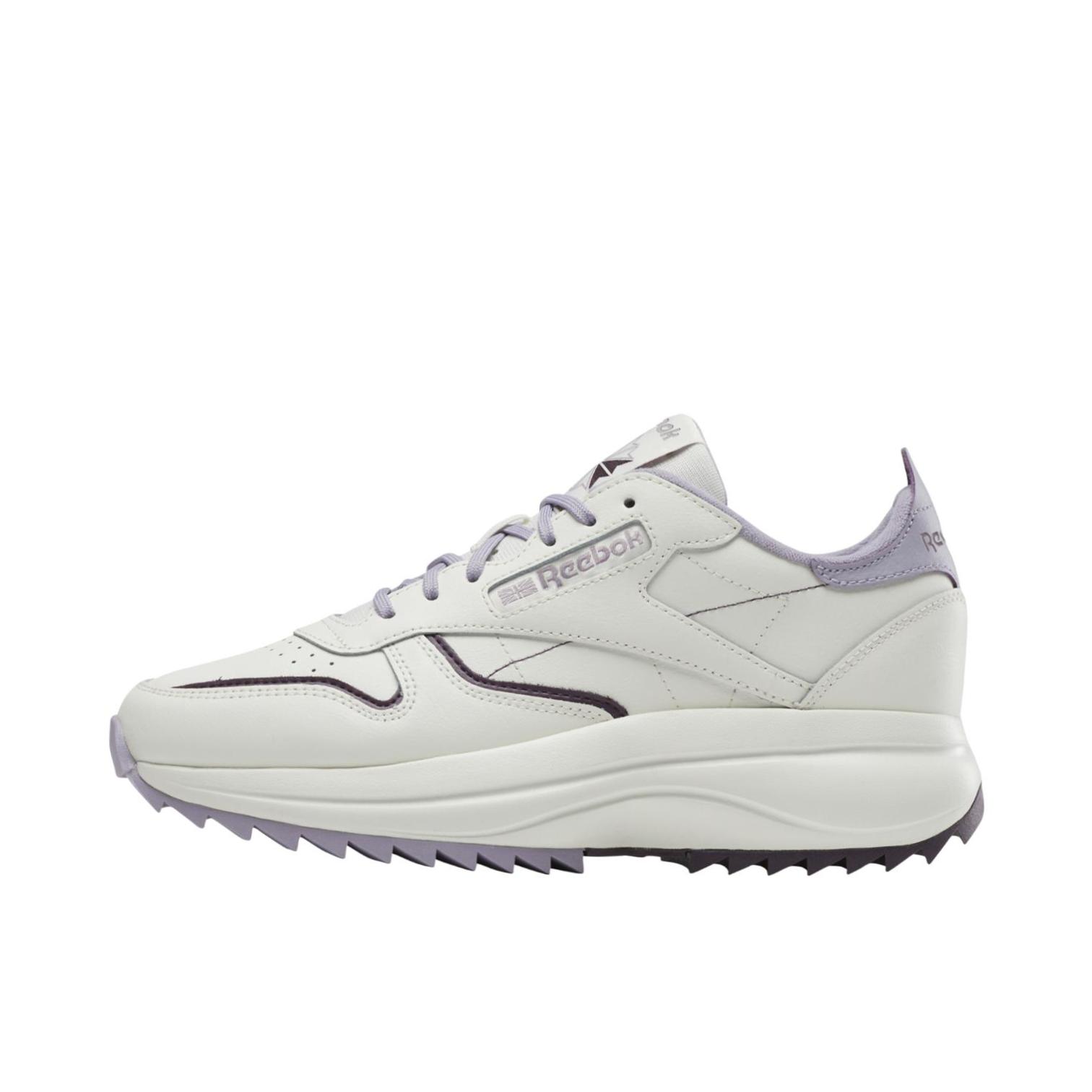 推荐商品：Reebok/锐步 Classic Leather SP Extra 运动 跑鞋 女款/白色/紫色