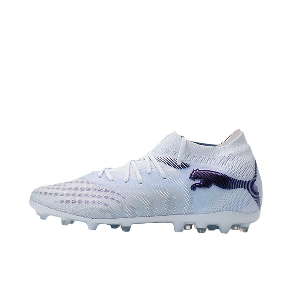 推荐商品：Puma/彪马 FUTURE 9 ULTIMATE MG 足球鞋 胶质短钉人造草坪轻质薄底 浅蓝色
