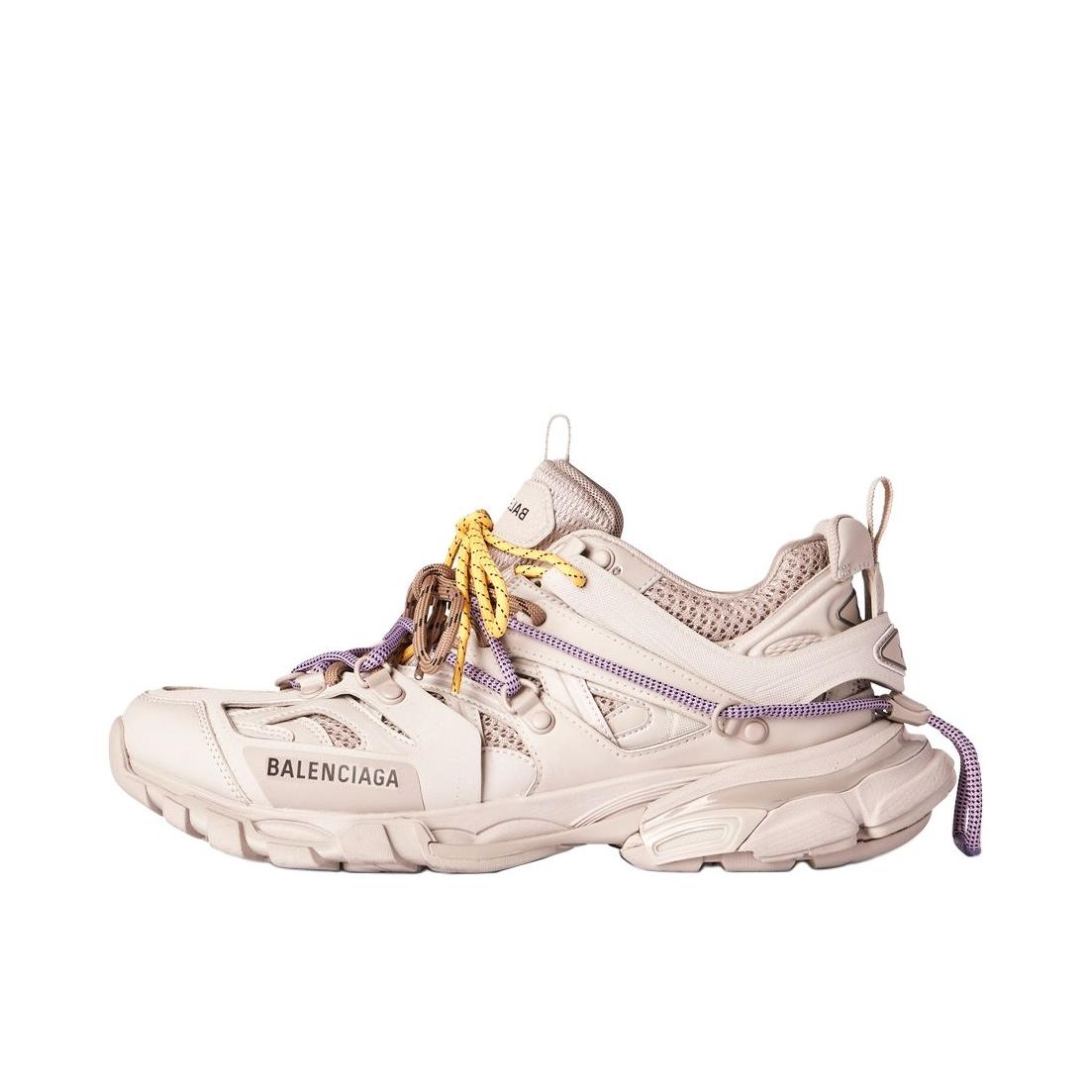 推荐商品：Balenciaga/巴黎世家 Track Trail Laces 运动鞋 老爹鞋 圆头系带低帮厚底 女款/灰色/褐色 
