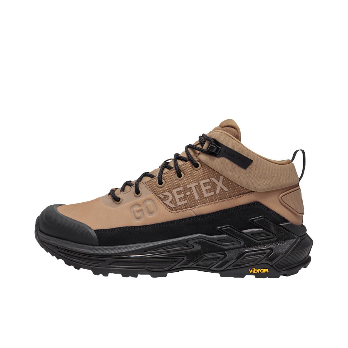 推荐商品：KOLON SPORT/可隆 Move Alpha 2.0 户外休闲鞋 舒适时尚潮流 棕色/黑色