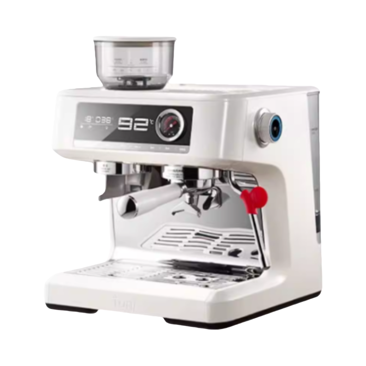 推荐商品：Tuni/突尼 E6 咖啡机 双泵双加热 风味自定义 研磨一体 意式