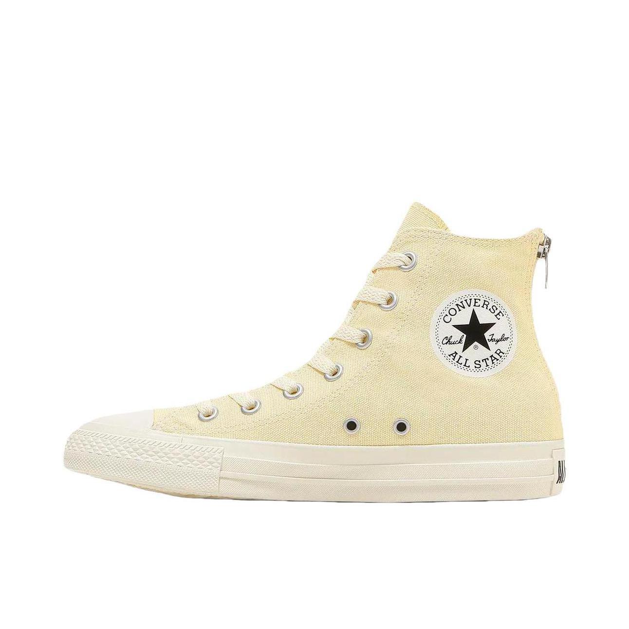 推荐商品：Converse/匡威 All Star BACKZIP HI 帆布鞋 柔软透气舒适 黄色