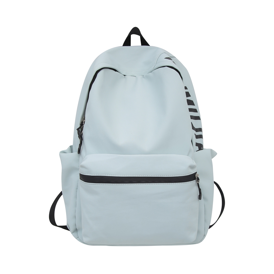 推荐商品：KAMLUI 常规情侣款多色日系潮流日常百搭实用初中生高中生大学生上课通勤小清新尼龙背包书包双肩包