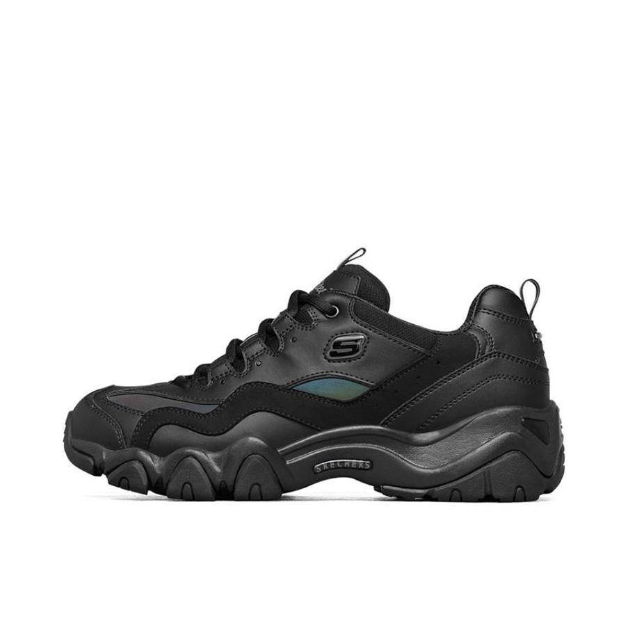 推荐商品：Skechers/斯凯奇  D'Lites 2.0  老爹鞋  减震透气防滑耐磨回弹复古运动舒适经典简约  纯黑