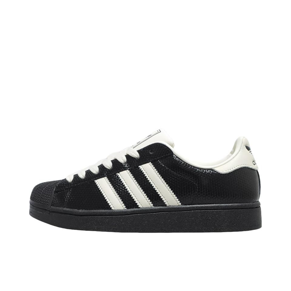 推荐商品：adidas Originals Superstar 2 板鞋 复古防滑耐磨贝壳头贴合圆头支撑 黑色/奶白色