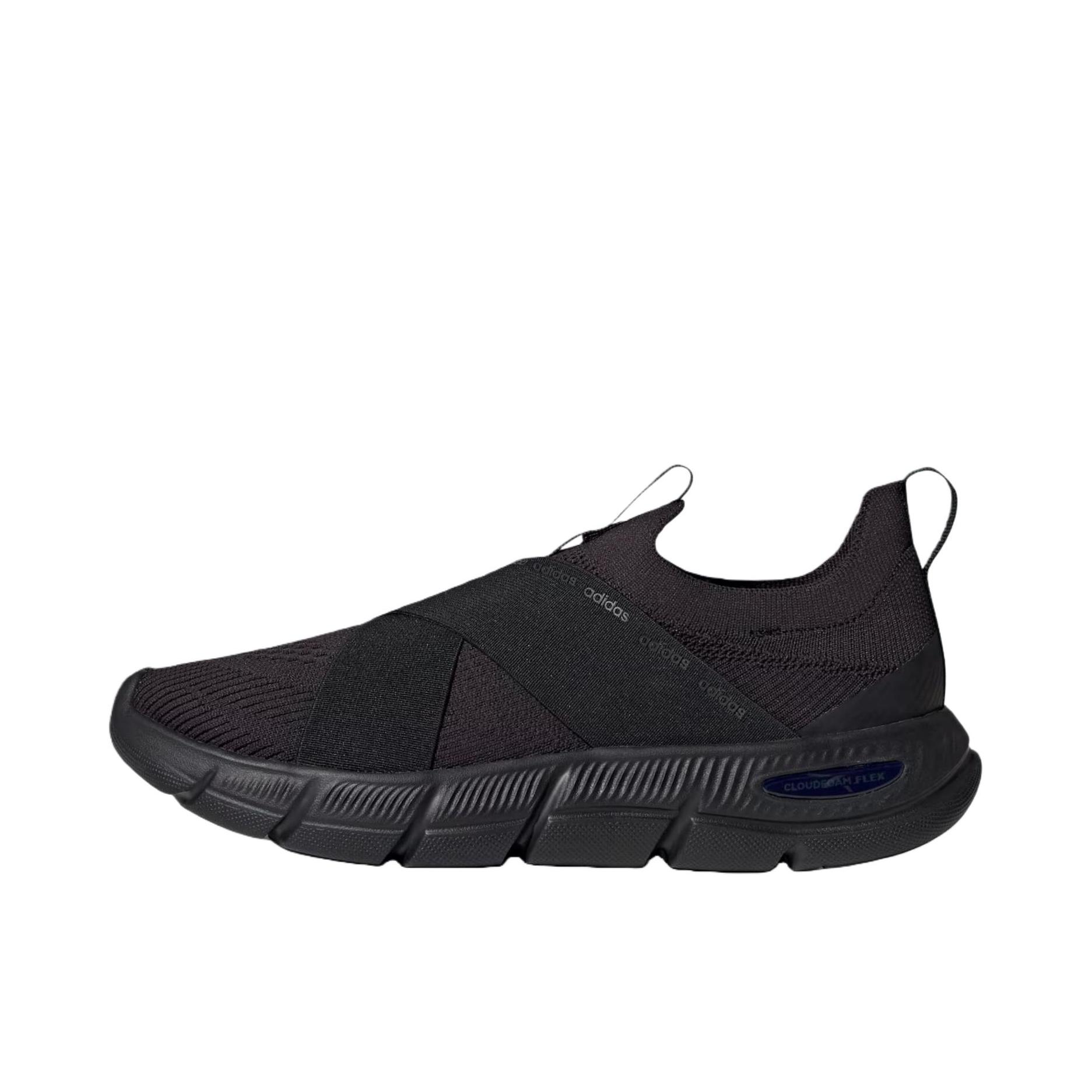 推荐商品：adidas Cloudfoam Flex Adapt 运动休闲鞋 耐磨舒适轻便 碳黑色/核心黑