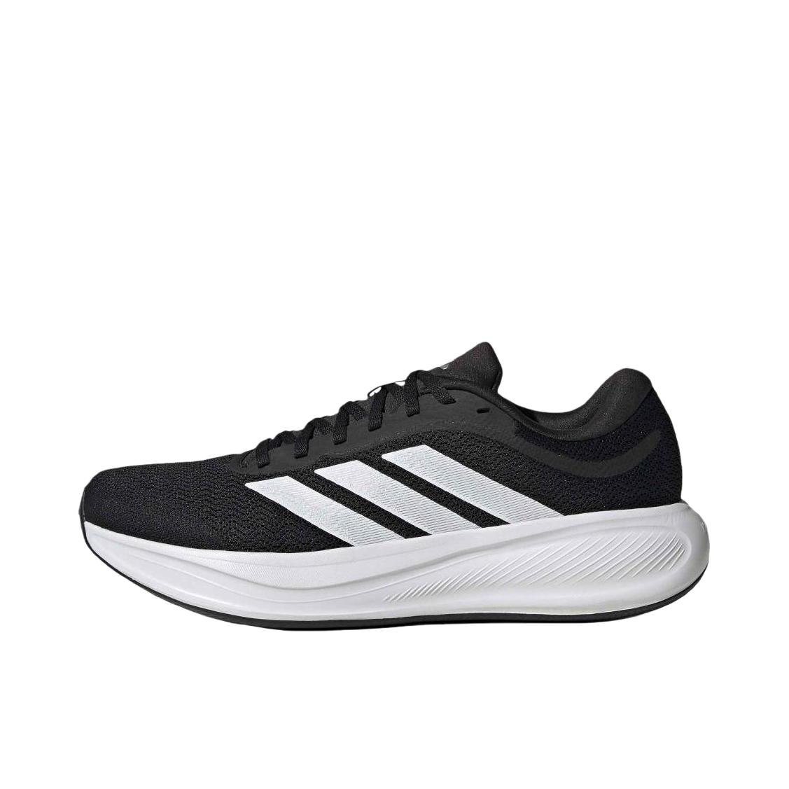 推荐商品：adidas RESPONSE RUNNER 2 跑鞋 耐磨透气支撑圆头 深黑色