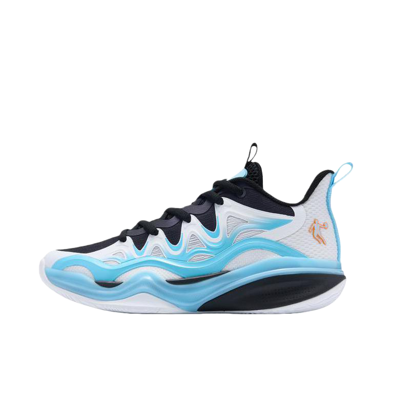 推荐商品：乔丹体育 炽刃2.0 儿童篮球鞋 透气轻便减震耐磨 大童/纯净白/黑色