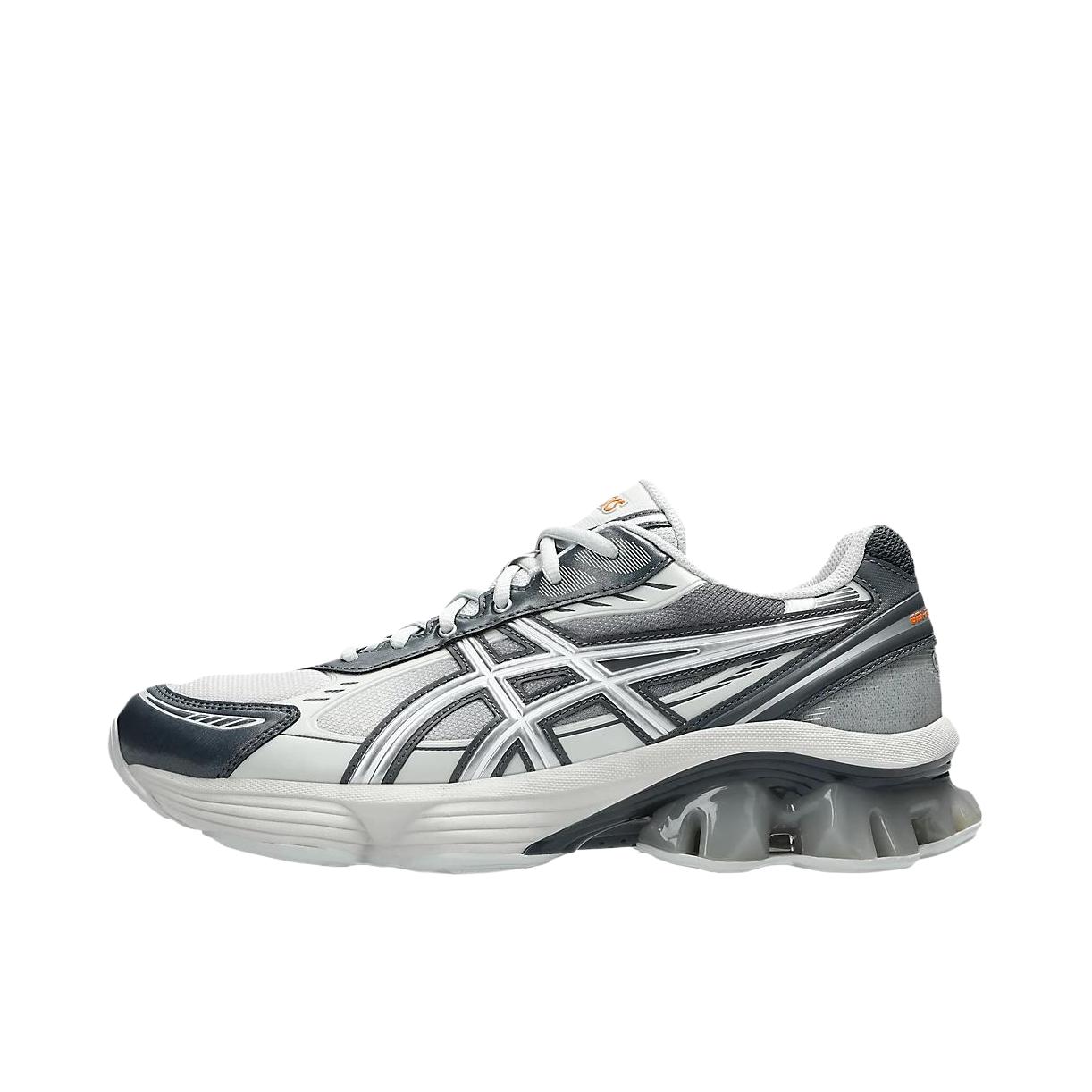推荐商品：Asics/亚瑟士 GEL-KINETIC FLUENT 合成革 支撑 回弹 防滑 耐磨 跑鞋 烟灰色/银色