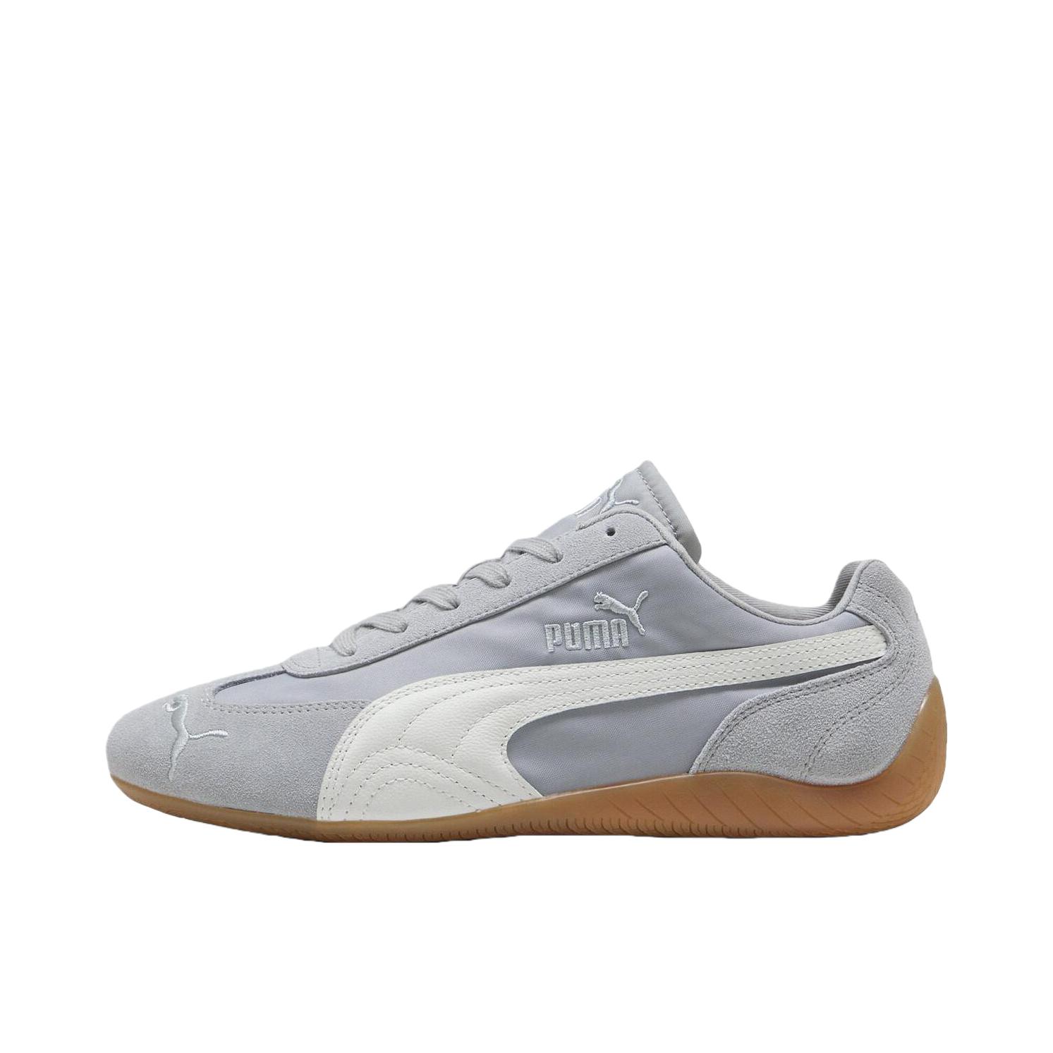 推荐商品：Puma/彪马 Speedcat OG 赛车鞋 德训鞋 训练鞋 T头薄底复古防滑耐磨贴合赛车风流光风 灰色/白色/棕色