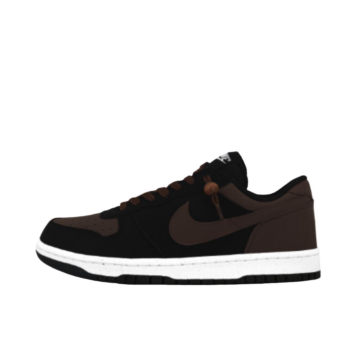 定制款 Nike Big 板鞋 复古熊猫高街防滑轻便 黑巧